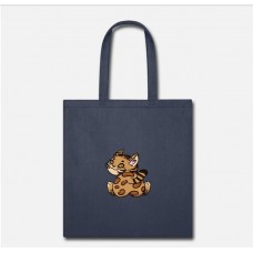 Bengal Cat Butt Navy Tote Bag